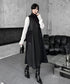 Black Mesh Layered Skirt